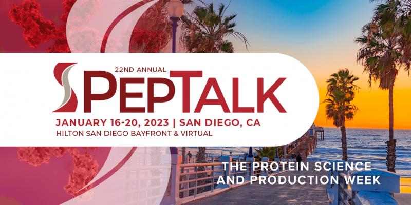 Meet us in person at PepTalk